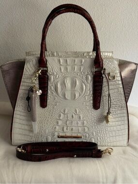 NWT Brahmin Priscilla Satchel